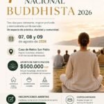 Cartel del 7.º Encuentro Nacional Buddhista 2026 — Tres días para detenerte, respirar profundo y reencontrarte con lo esencial