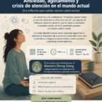 Cartel de la conferencia Ansiedad, agotamiento y crisis de atención en el mundo actual — Una reflexión para cuidar nuestra salud mental, en Uniremington Medellín